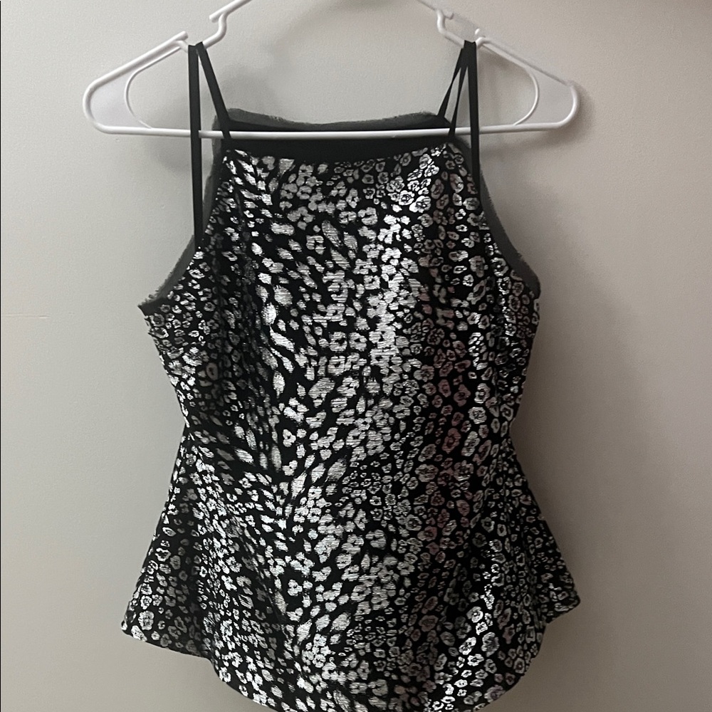 RACHEL Rachel Roy Black and Silver Camisole